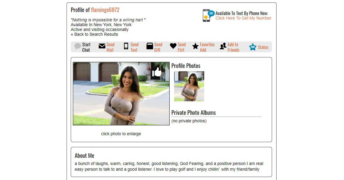 BBW Desire profile