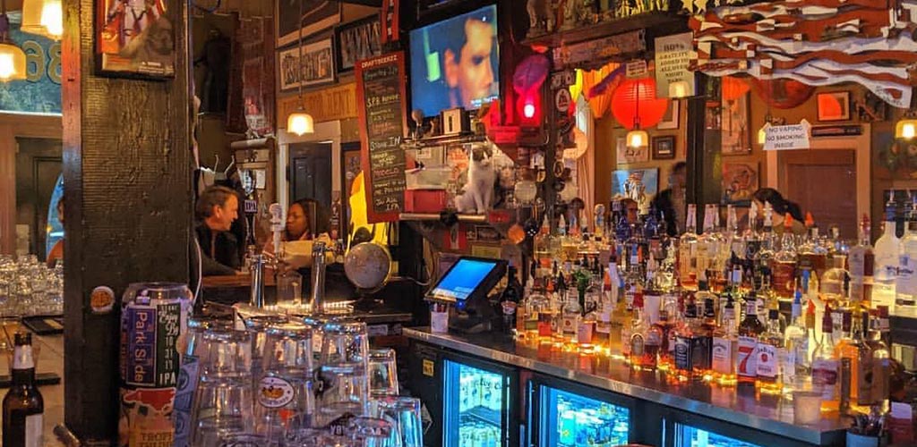 The bar at Parkside
