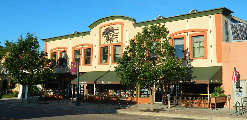 Exterior of Poor Richards Downtown/Rico's Cafe and Wine Bar
