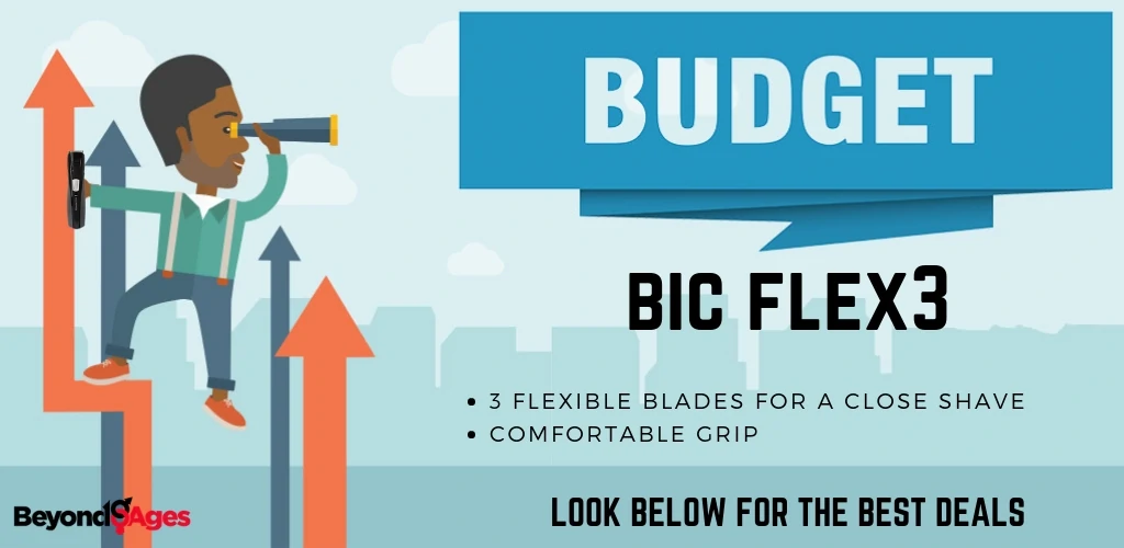 Bic Flex3 is the budget disposable razor to use