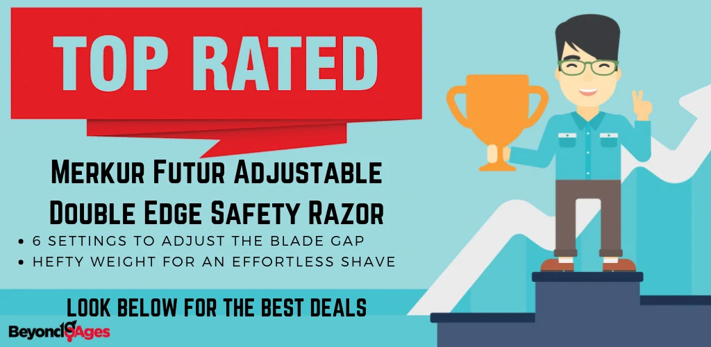 The Merkur Futur Adjustable Double Edge Safety Razor is the Top Rated Safety Razor