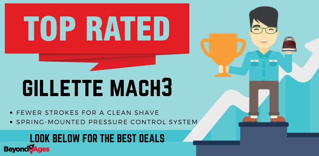 Gillette Mach 3 is the top rated disposable razor